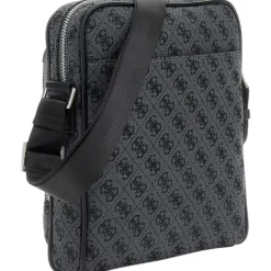 Guess - Milano Top Zip Crossbody With - Zwart