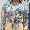 Guess - New Ls Bowed Jun Shirt - Blauw