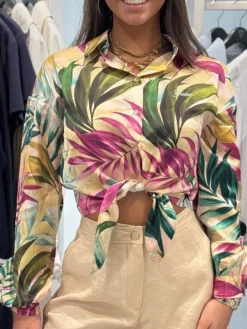 Guess - New Ls Bowed Jun Shirt - Meerkleurig