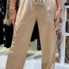 Guess - New Marzia Gathered Jogger - Goud