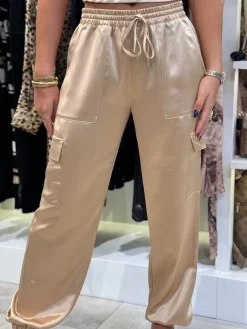 Guess - New Marzia Gathered Jogger - Goud