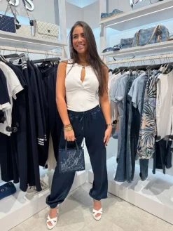 Guess - New Marzia Gathered Jogger - Blauw
