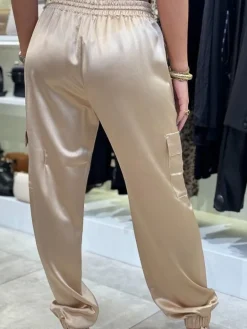 Guess - New Marzia Gathered Jogger - Goud