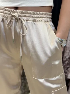 Guess - New Marzia Gathered Jogger - Goud