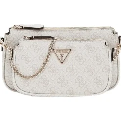 Guess - Noelle Dbl Pouch Crossbody - Beige