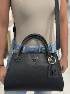 Guess - Noelle Luxury Satchel - Zwart