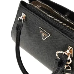 Guess - Noelle Luxury Satchel - Zwart