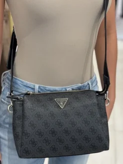 Guess - Noelle Tri Compartment Xbody - Zwart