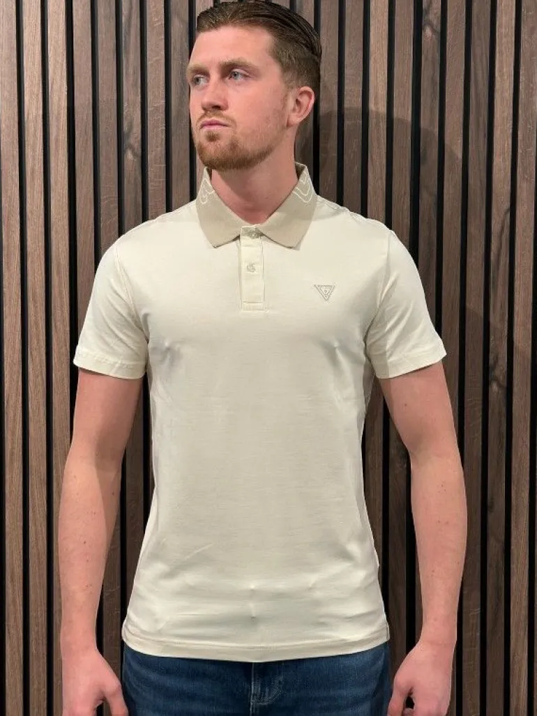 Guess - Nolan Ss Polo - Beige