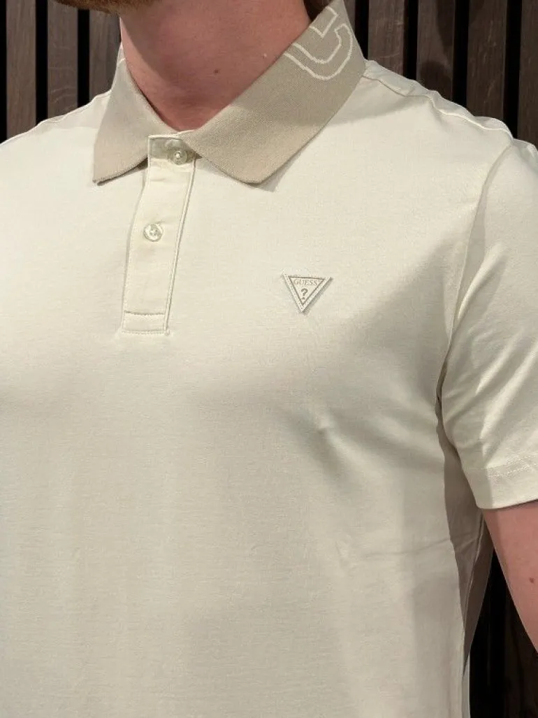Guess - Nolan Ss Polo - Beige
