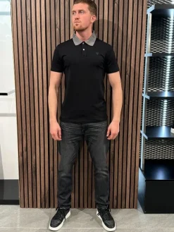 Guess - Nolan Ss Polo - Zwart