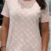 Guess - Nomie 4G Ss T-shirt - Roze