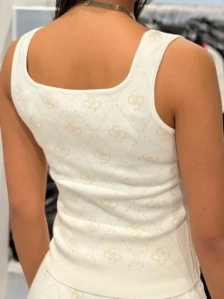 Guess - Sarah 4G Bralette Swtr - Beige