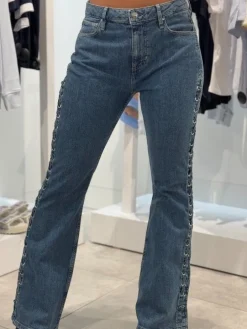 Guess - Sexy Flare Lace Up - Blauw