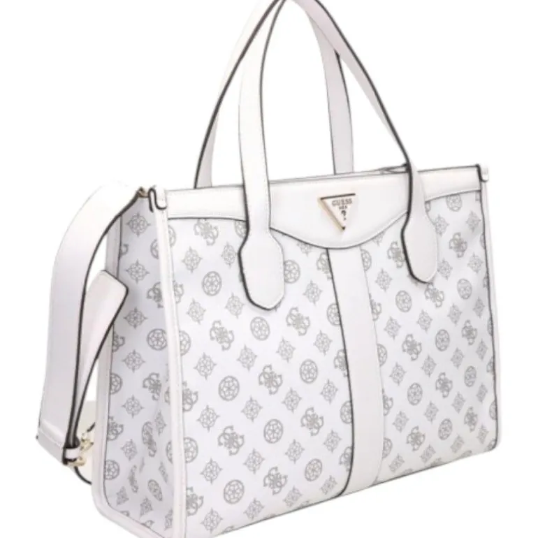 Guess - Silvana 2 Compartment Tote - Wit
