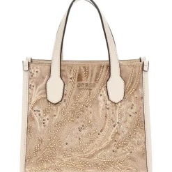 Guess - Silvana Mini 2 Comp Tote - Goud