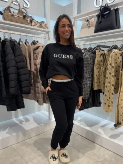 Guess - Sofia Round Neck - Zwart