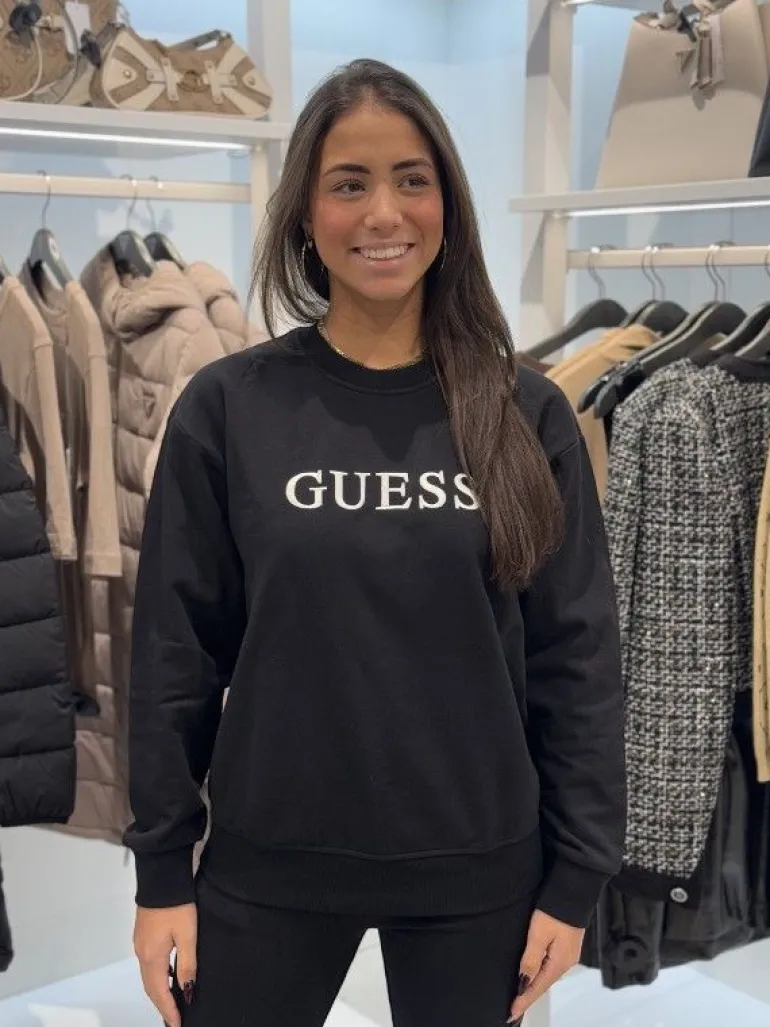 Guess - Sofia Round Neck - Zwart