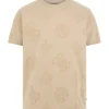 Guess - Ss Bsc Guess Peony Print Tee - Beige