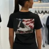 Guess - Ss Cn American Print - Zwart