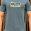 Guess - Ss Cn Box Tee - Blauw