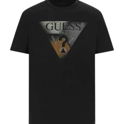 Guess - Ss Cn Guess Triangle Tee - Zwart