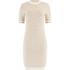 Guess - SS Lise 4g Logo Swtr Dress - Beige