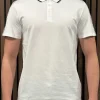 Guess - Ss Quattro G Tape Polo - Wit