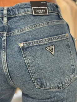 Guess - Straight Low Daisy Pant - Blauw