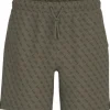 Guess - Swimtrunk Medium Embossed Logo - Groen