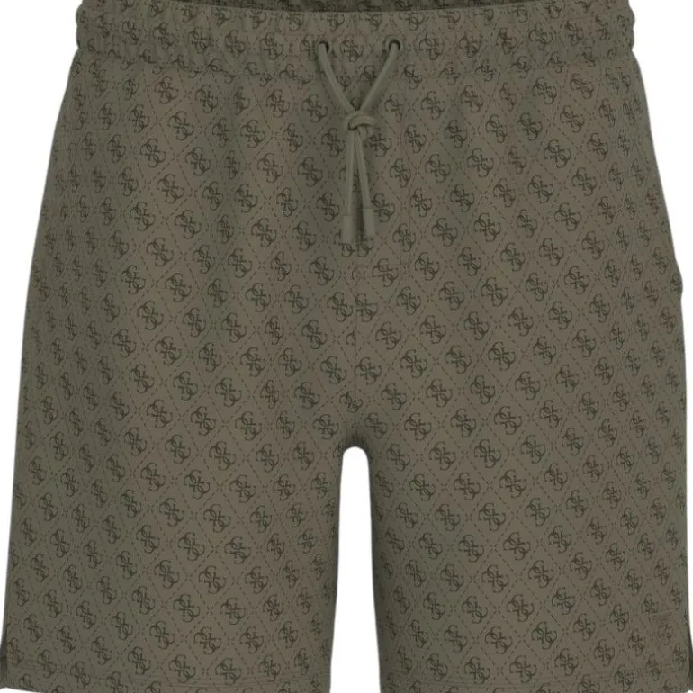 Guess - Swimtrunk Medium Embossed Logo - Groen