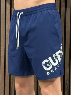 Guess - Swimtrunk Medium Wild Palms - Blauw