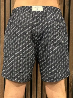 Guess - Swimtrunk Medium Wild Palms - Blauw
