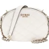 Guess - Tamsin Double Zip Crossbody - Wit