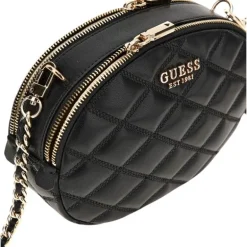 Guess - Tamsin Double Zip Crossbody - Zwart