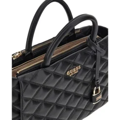 Guess - Tamsin Society Satchel - Zwart