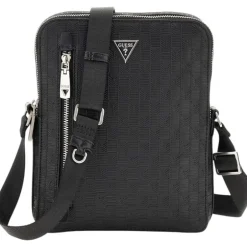 Guess - Torino Dbl Zip Xbody - Zwart