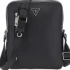 Guess - Torino Dbl Zip Xbody - Zwart