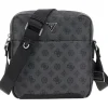 Guess - Torino Top Zip Crossbody - Zwart