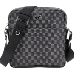 Guess - Torino Top Zip Crossbody Flat - Zwart