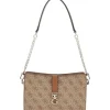 Guess - Zamira Top Zip Shoulder Bag - Bruin