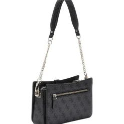 Guess - Zamira Top Zip Shoulder Bag - Zwart
