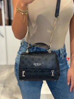 Guess - Zarela Top Handle Flap - Zwart