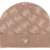 Guess Active - Allover Jacquard Beanie - Roze