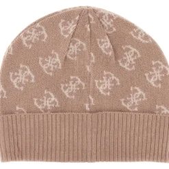Guess Active - Allover Jacquard Beanie - Roze