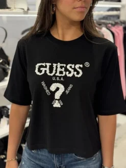 Guess Active - Aurlie Boxy Tee - Zwart