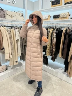 Guess Active - Breana Ls Puffer Jacket - Beige
