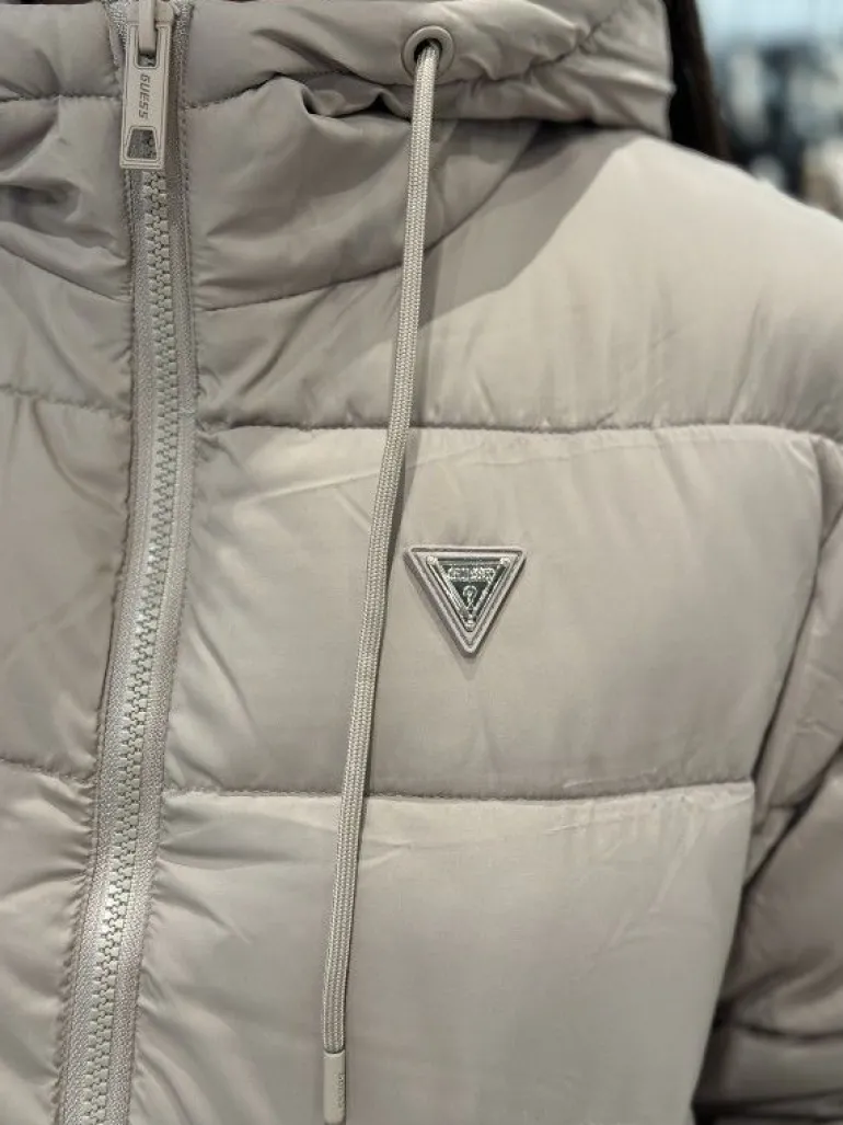 Guess Active - Breana Ls Puffer Jacket - Beige