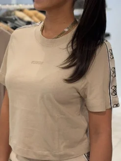 Guess Active - Britney Crop Tee - Beige