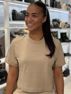 Guess Active - Britney Crop Tee - Beige